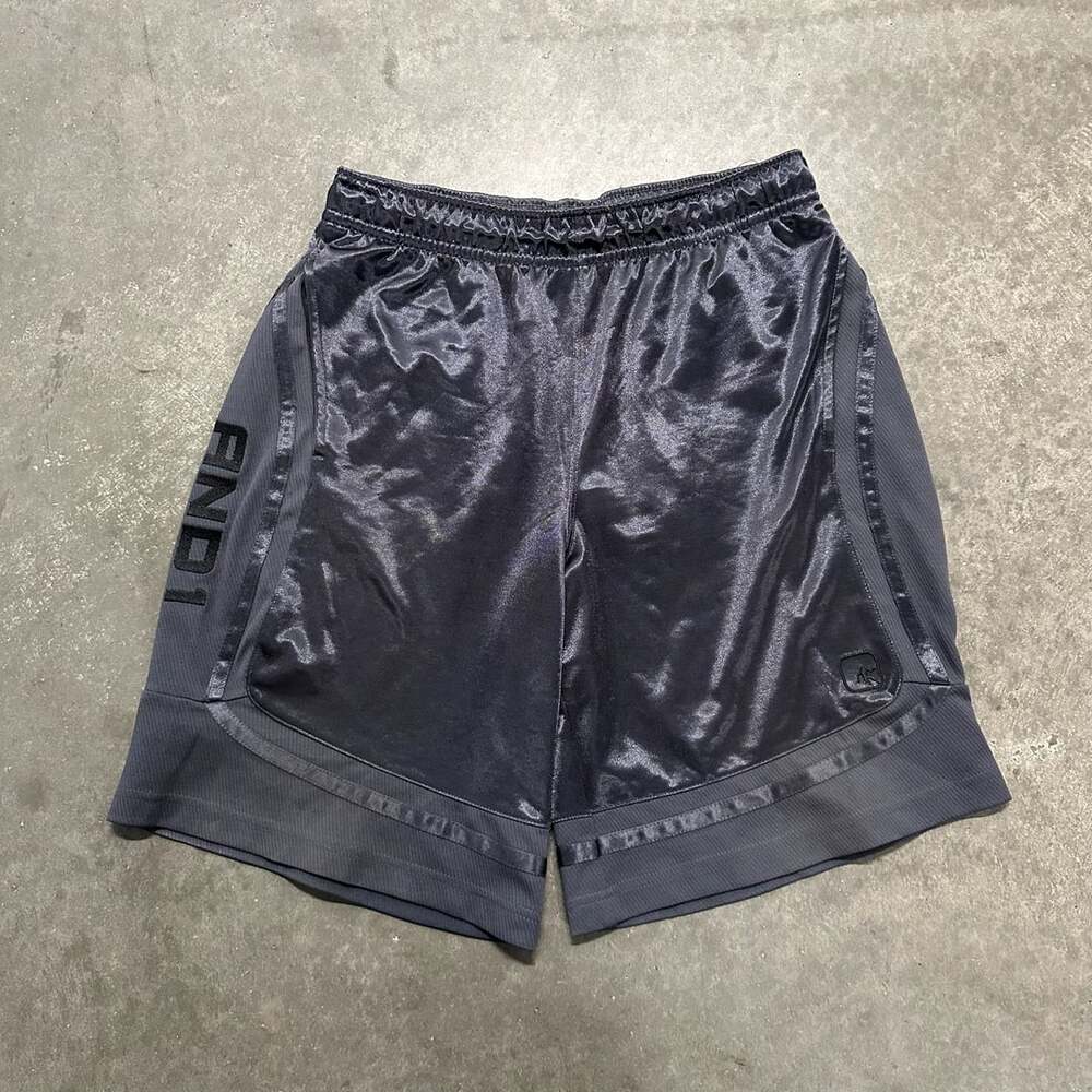 AND1 Mens Size Medium Charcoal Gray Performance Basketball Shorts